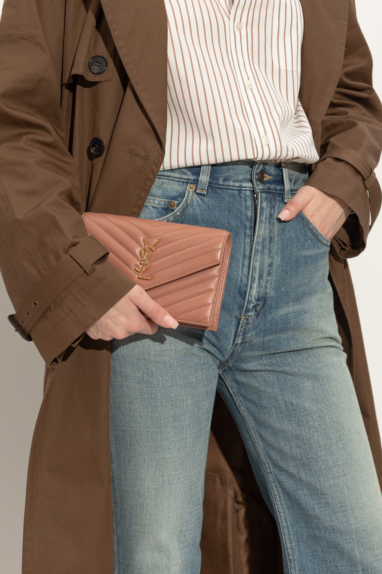 さりげなさ♪◇チェーン付き Wallet◇Saint Laurent Saint Laurent Chain Wallet